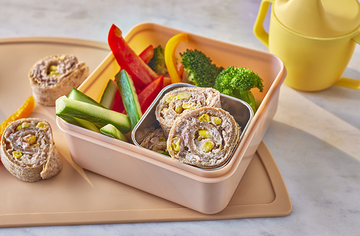 Wholemeal wraps with tuna and sweetcorn recipe