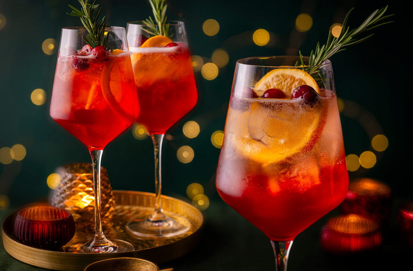 Aperol cranberry spritz recipe