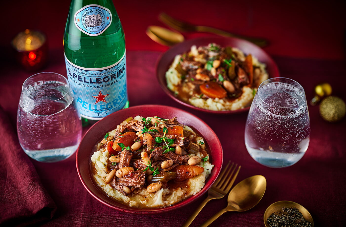 Beef brisket one-pot with pecorino mash recipe