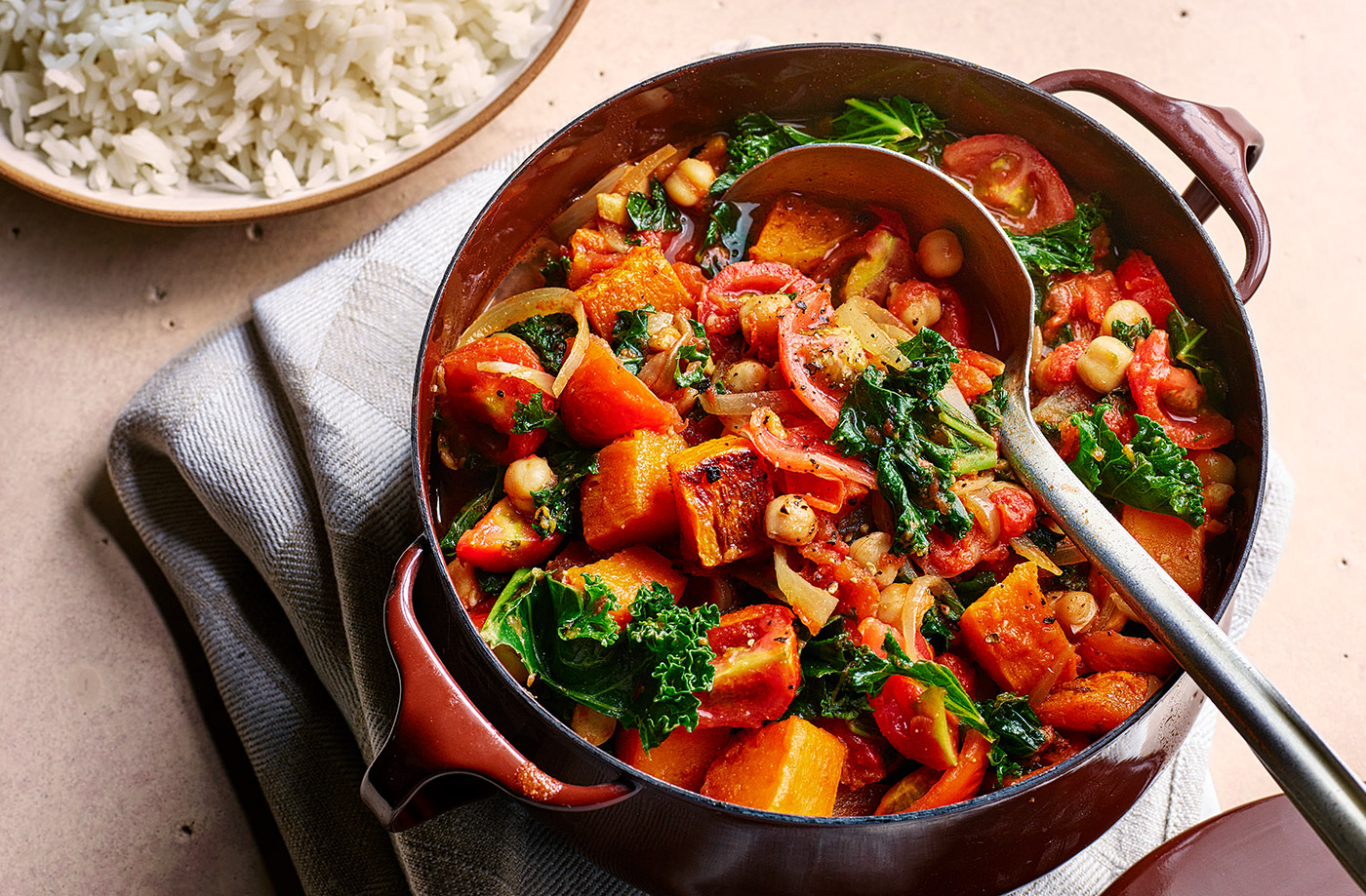Butternut squash and chickpea stew recipe