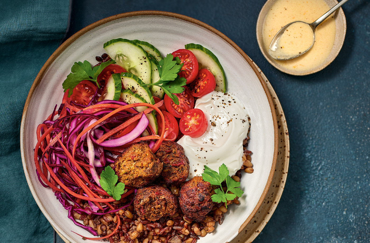 Falafel bowls recipe