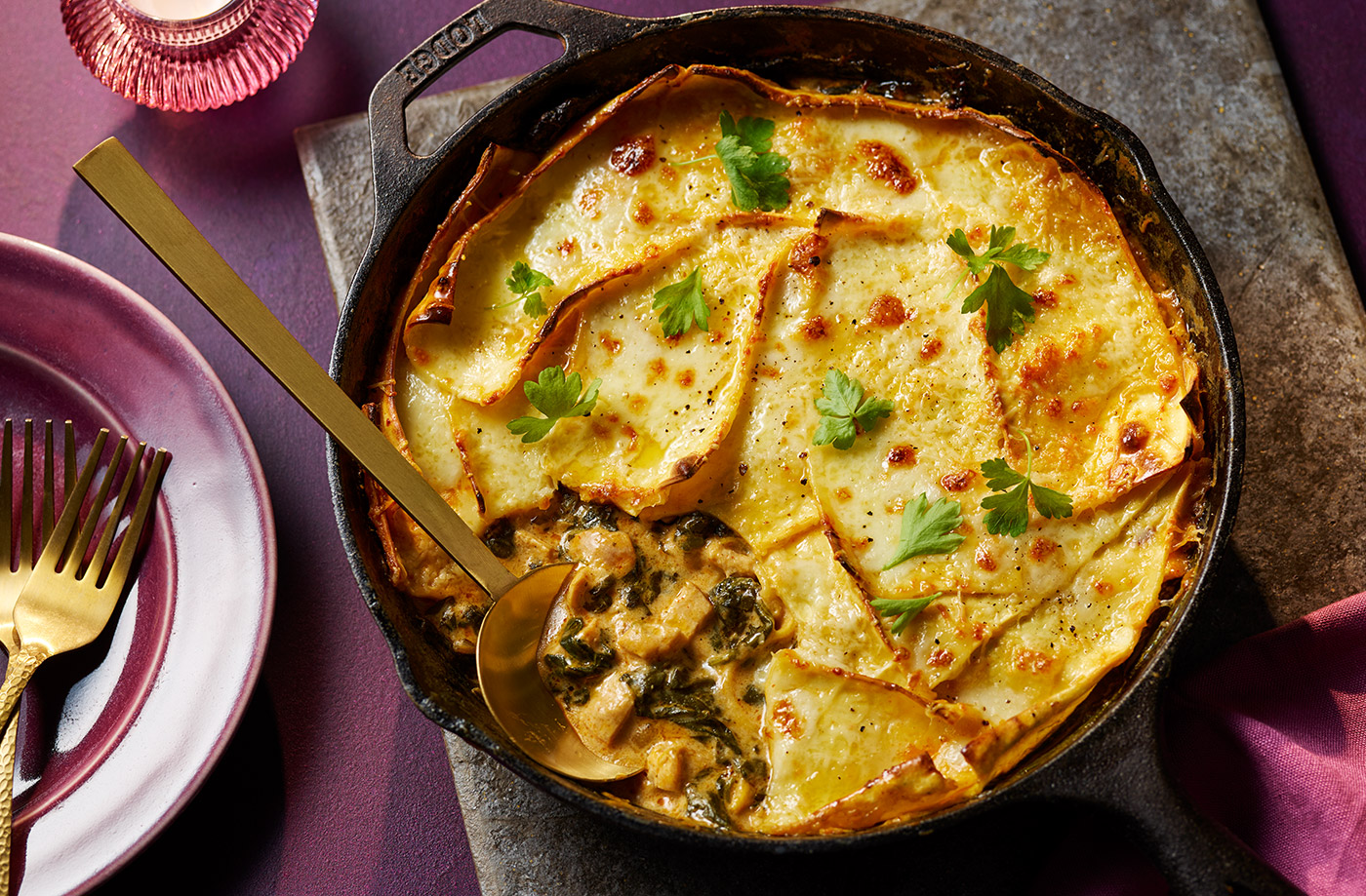 Ilhan Mohamed Abdi's one-pan chicken alfredo lasagne recipe