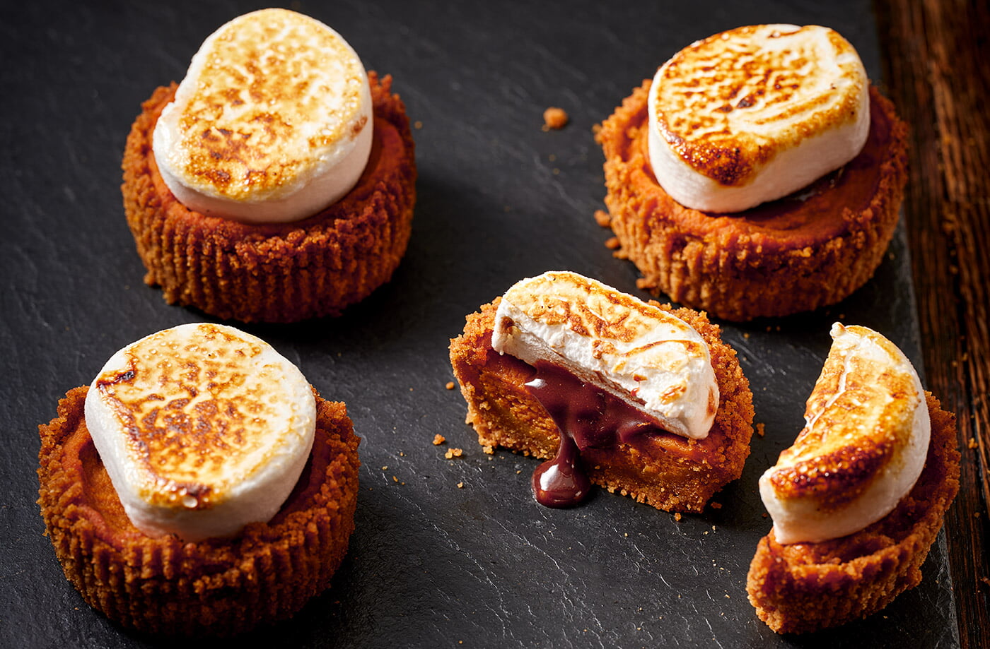 Pumpkin s'mores bites recipe