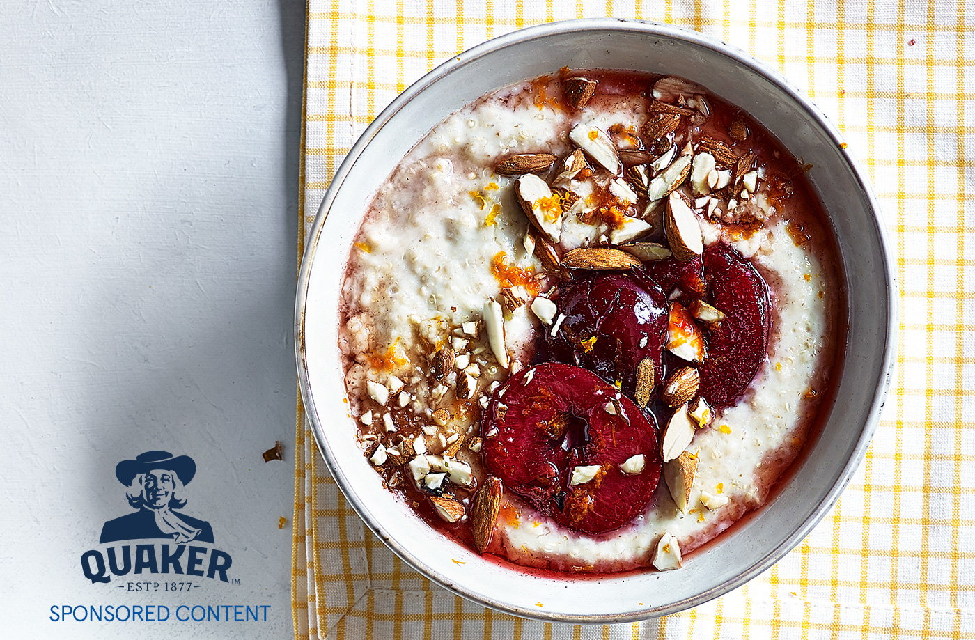 Plum And Almond Porridge Porridge Recipes Tesco Real Food