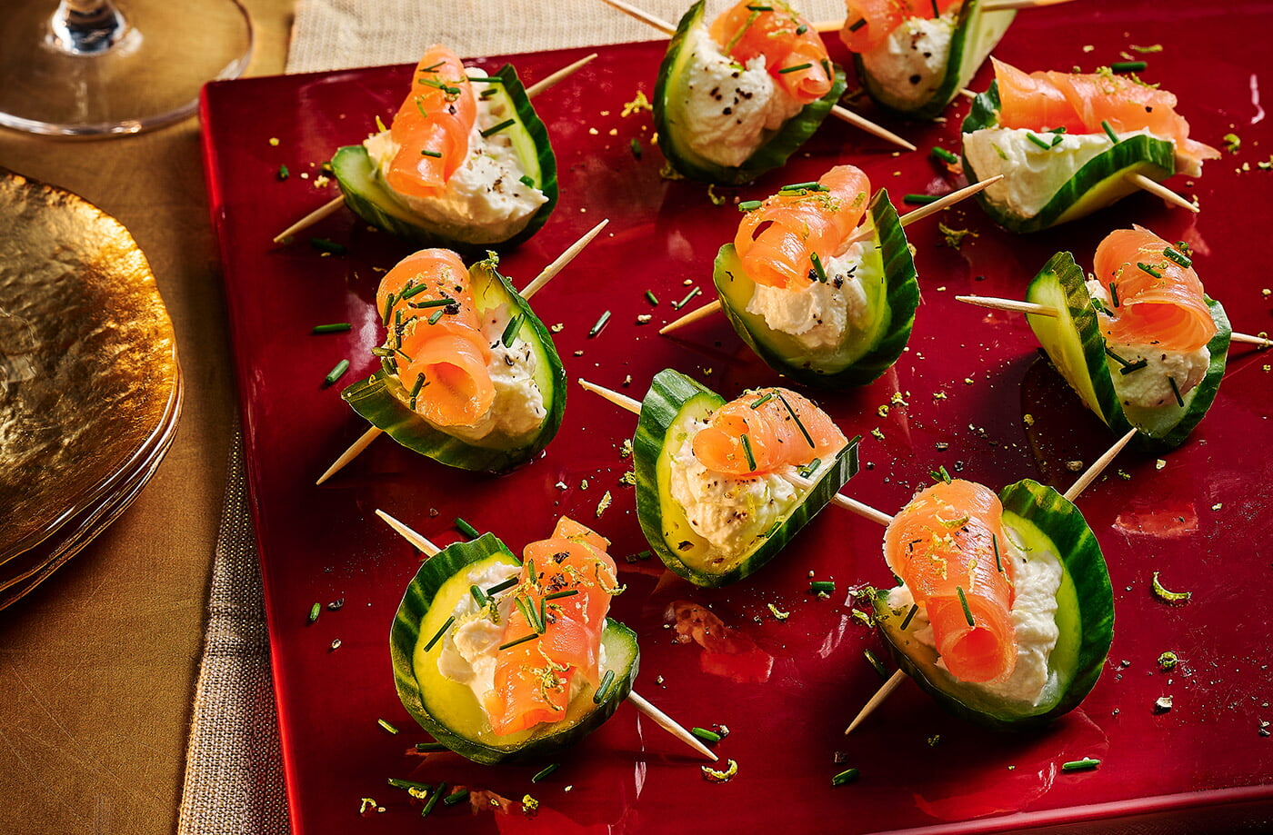 Jade Greenhalgh's smoked salmon and wasabi canapés recipe