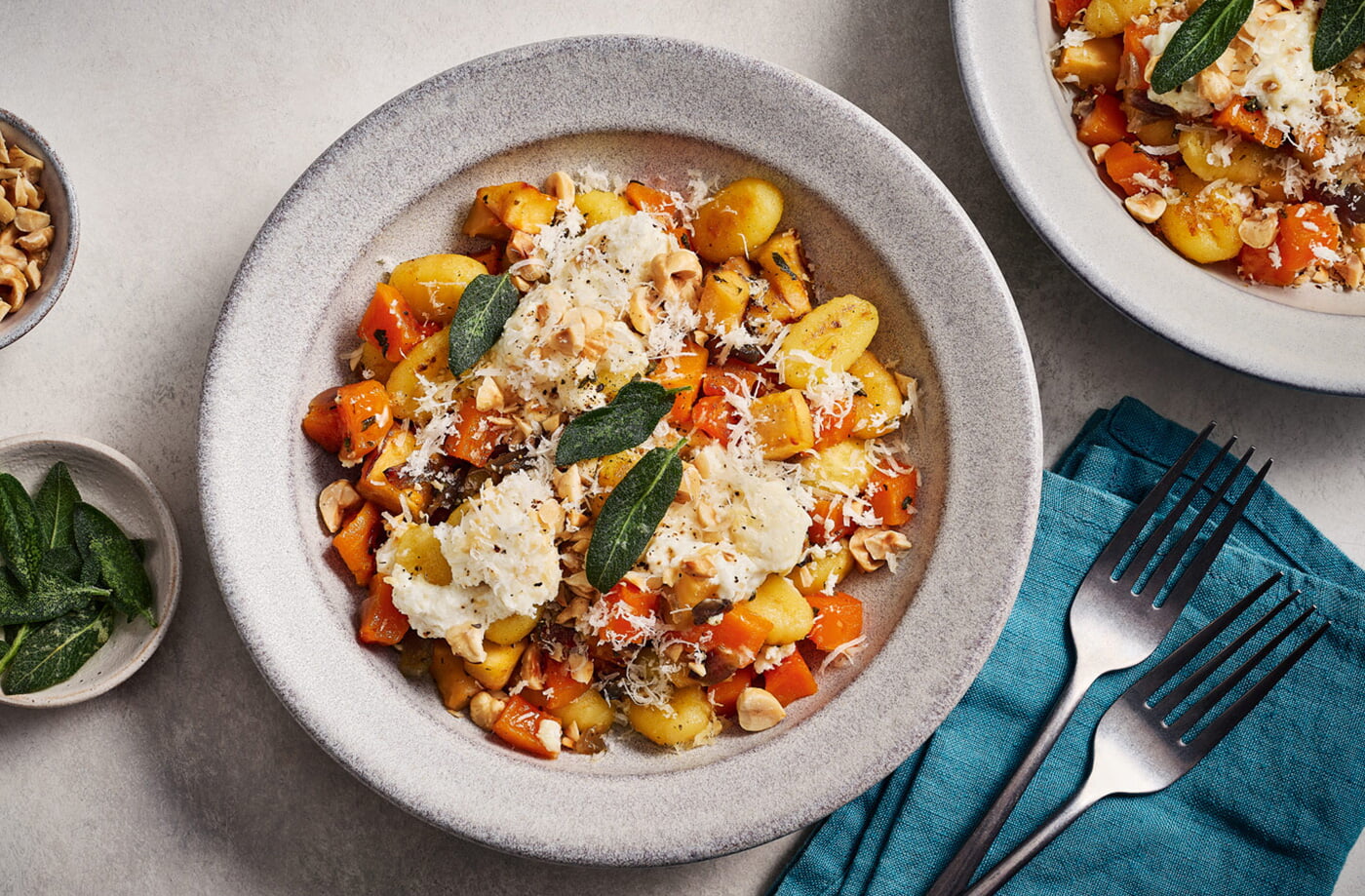 Butternut squash, parsnip and sage gnocchi recipe