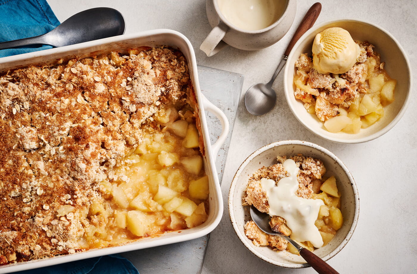 Easy apple crumble recipe