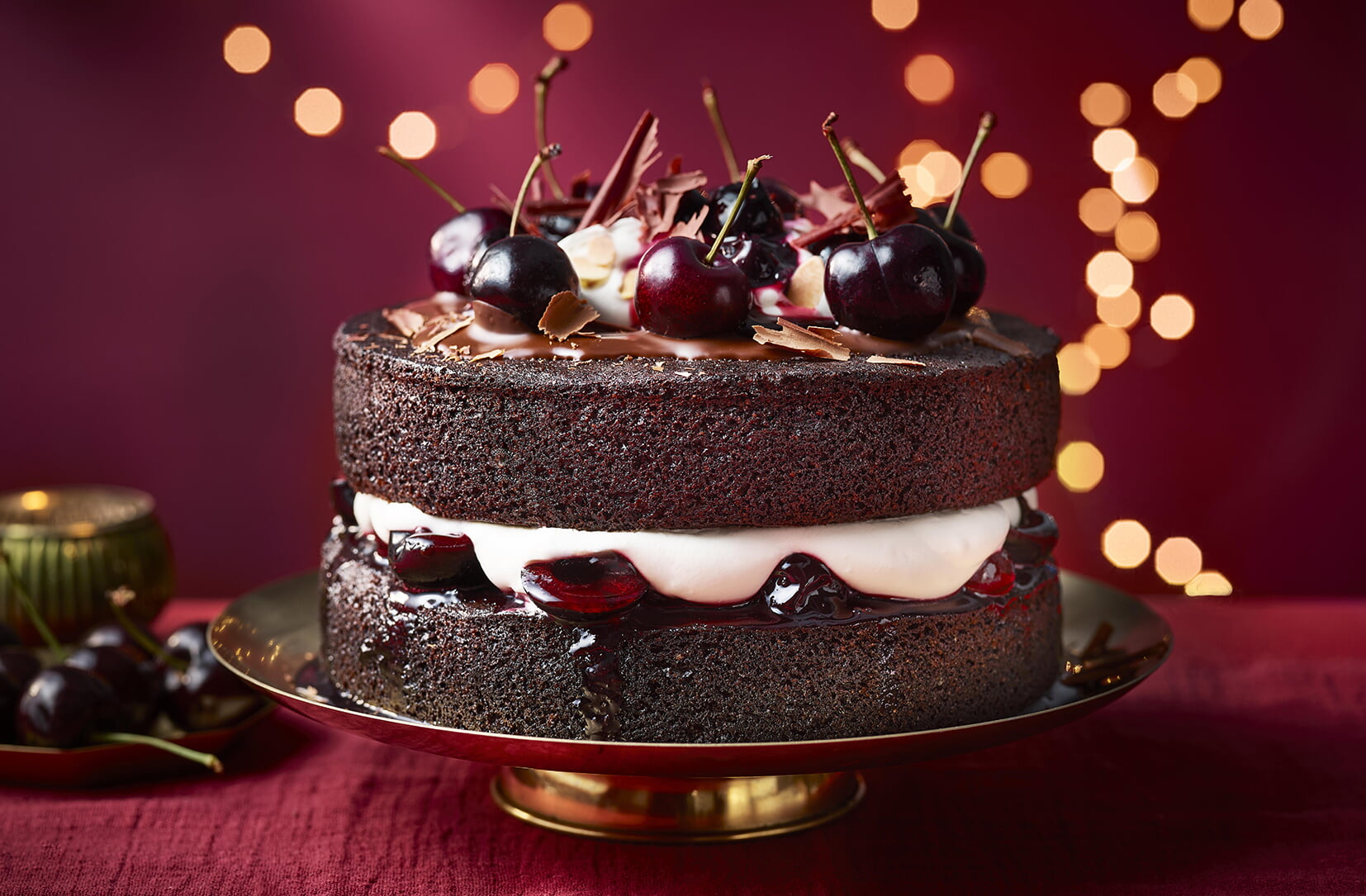 Black Forest almond cake recipe