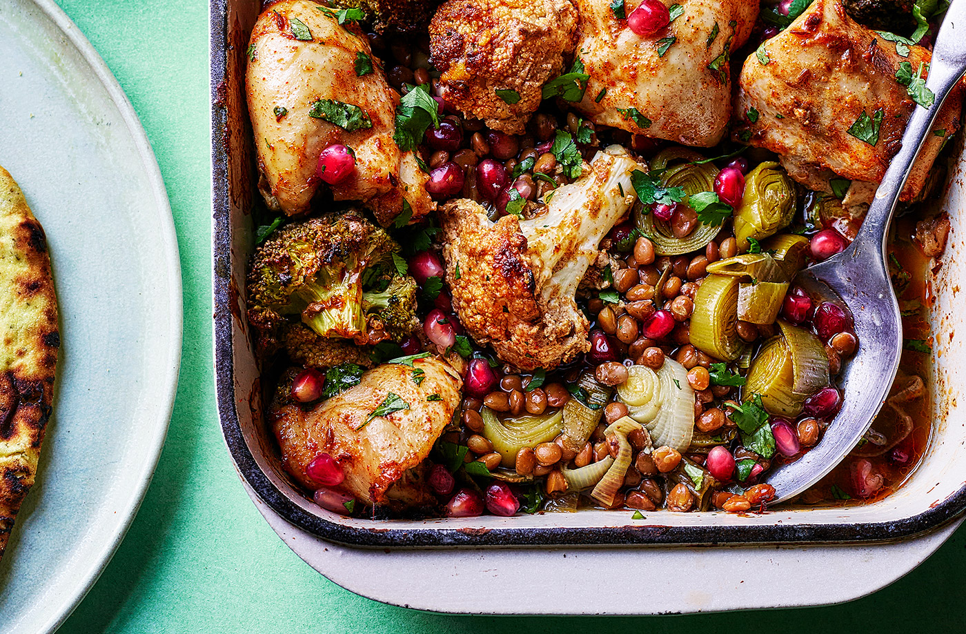 Tandoori chicken and cauliflower bake recipe