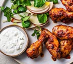Buffalo wings with blue cheese dip | Tesco Real Food