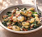 Gnocchi with blue cheese, bacon and spinach | Tesco Real Food