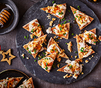 Chicken, cream cheese and walnut toasts​ | Tesco Real Food