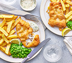 Beer-battered Fish with Mushy Peas | Dinner Recipes | Tesco Real Food