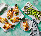 Asparagus, Ham And Gruyère Pastry Parcels Recipe | Asparagus Recipes | Tesco Real Food