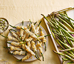 Asparagus 'Cigars' With Whipped Feta Dip Recipe | Asparagus Recipes | Tesco Real Food