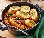 Bangers and beans bake | Tesco Real Food