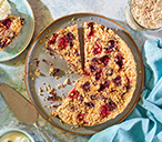 Berry oat crumble tart | Tesco Real Food