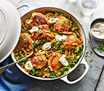 Cheat's coronation chicken biryani | Tesco Real Food