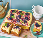 Blackberry And Blonde Chocolate Traybake Recipe | Traybake And Brownie Recipes | Tesco Real Food