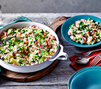 Broccoli, Bacon and Pea Risotto Recipe | Risotto Recipes | Tesco Real Food