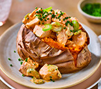 Buffalo-Style Chicken Sweet Potatoes Recipe | Tesco Real Food