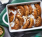 Chocolate crumpet pudding | Tesco Real Food