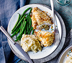 Caesar-stuffed Breaded Chicken Recipe | Chicken Recipes | Tesco Real Food