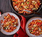 Cajun-spiced vegan 'chicken' pasta | Tesco Real Food