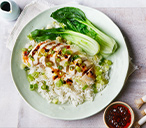Cantonese-style chicken with spring onion and ginger sauce | Tesco Real Food