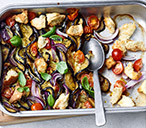 Caprese Aubergine Traybake Recipe | Vegetarian Recipes | Tesco Real Food