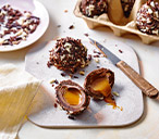 Caramel Chocolate 'Scotch Eggs' Recipe | Easter Recipes | Tesco Real Food