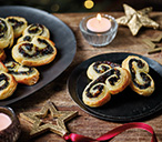 Caramelised onion and spinach palmiers | Tesco Real Food
