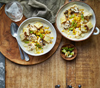 Charred Cauliflower And Corn Chowder Recipe | Cauliflower Recipes | Tesco Real Food
