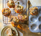 Cheese And Spring Onion Focaccia Muffins Recipe | Savoury Baking Recipes | Tesco Real Food
