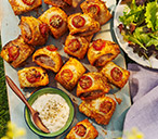 Cheesy 'Nduja And Tomato Sausage Rolls | Tesco Real Food