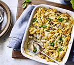 Cheesy Chicken and Mushroom Pasta Bake | Chicken Recipes | Tesco Real Food