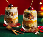 Cherry And Stollen Apple Pots Recipe | Christmas Dessert Recipes | Tesco Real Food