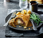 Chicken En Croûte With New Potatoes And Green Beans Recipe | Chicken Recipes | Tesco Real Food