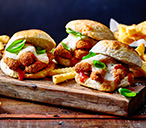 Chicken Parmigiana Burgers | Chicken Recipes | Tesco Real Food