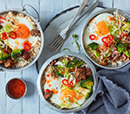 Sweet chilli vegetable rice bowl | Tesco Real Food