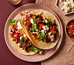 Chipotle black bean and sweet potato tacos | Tesco Real Food