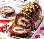 Chocolate And Caramel Swiss Roll Recipe | Tesco Real Food