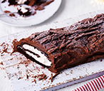 Chocolate Yule Log Recipe | Tesco Real Food