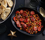 Chorizo and chickpeas in red wine | Tesco Real Food