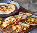 Coronation chicken-inspired quesadillas | Tesco Real Food