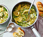 Courgette And Lemon Pasta Soup Recipe | Soup Recipes | Tesco Real Food
