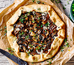 Creamy Mushroom Open Pie | Pie Recipes | Tesco Real Food