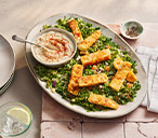 Crispy Halloumi Tabbouleh Recipe | Tesco Real Food