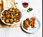 Crispy Smashed Potatoes And Lentils Recipe | Easter Side Recipes | Tesco Real Food