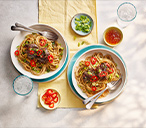 Crispy chicken livers with spring onion noodles | Tesco Real Food